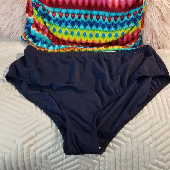 Blue Swim Bottoms - Picture 1 of 6
